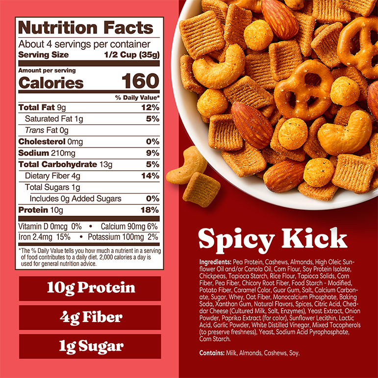 Spicy Kick Snack Mix - Modern Ready