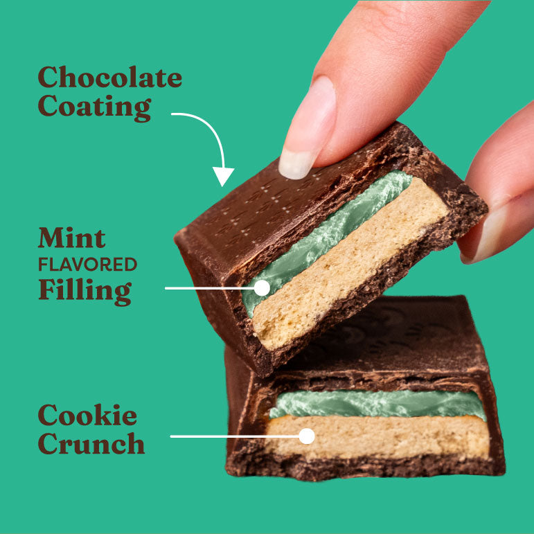 Mint Chocolate Cookie Bars - Fresh Style