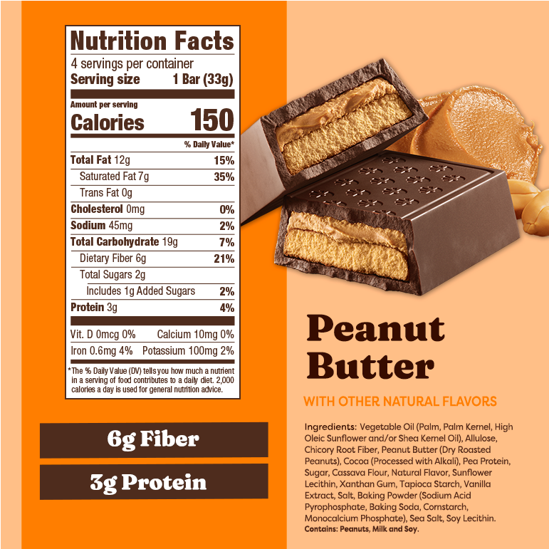 Peanut Butter Chocolate Cookie Bars - Clean Style