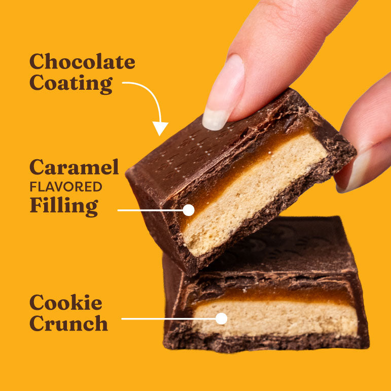 Sea Salt Caramel Chocolate Cookie Bars - Easy Choice