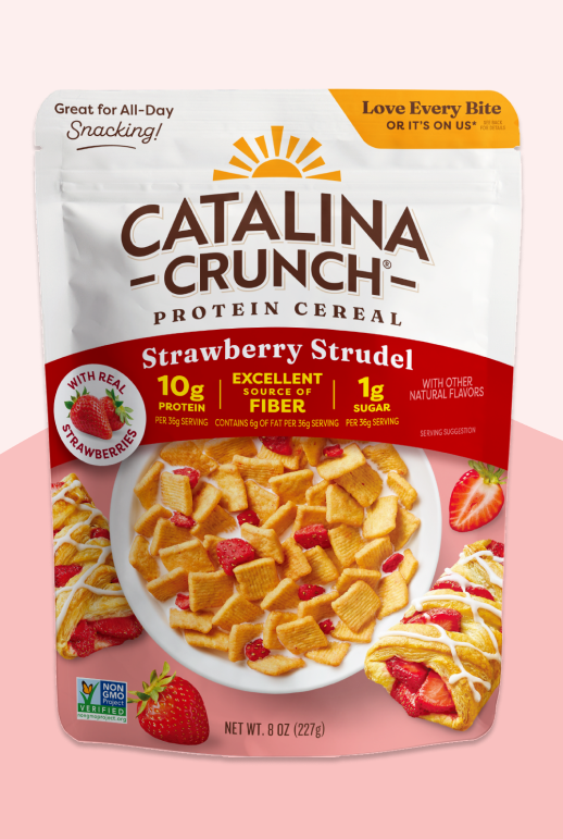 Strawberry Strudel with Strawberries Cereal - Active Ready