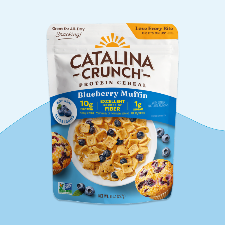 Blueberry Muffin with Blueberries Cereal - Crisp Lifestyle Cereal Assortment